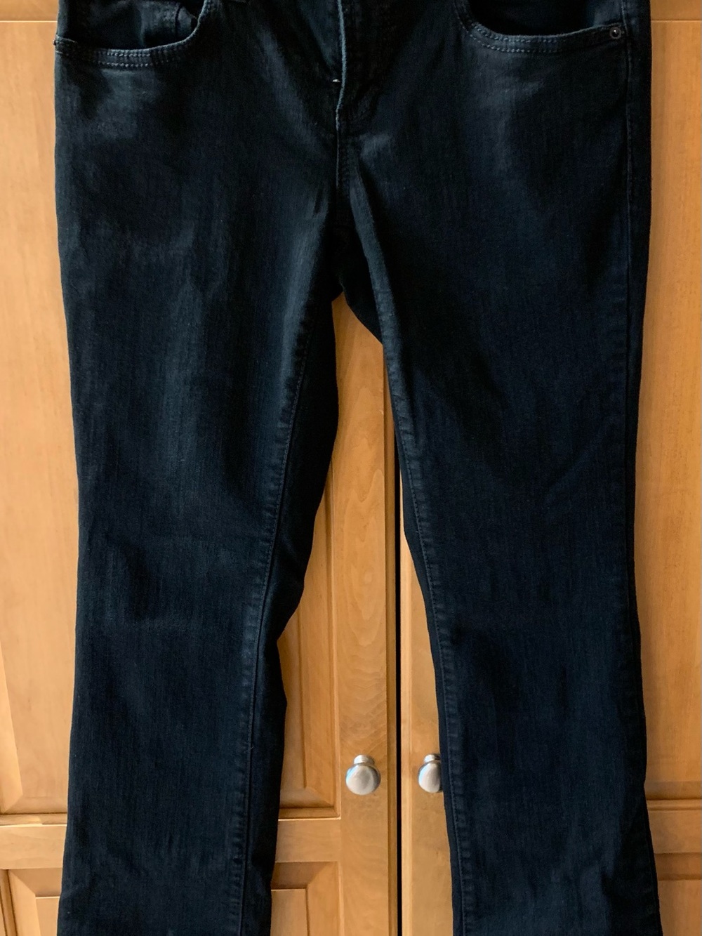 INC Women's Black Boot Leg Denim Jeans Size 2